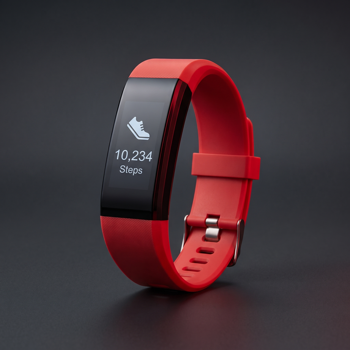 Kids Fitness Tracker Watch in red - touchscreen kids smartwatch