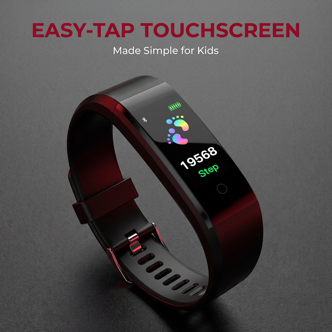 Kids Fitness Tracker Watch - easy-tap touchscreen made simple for kids