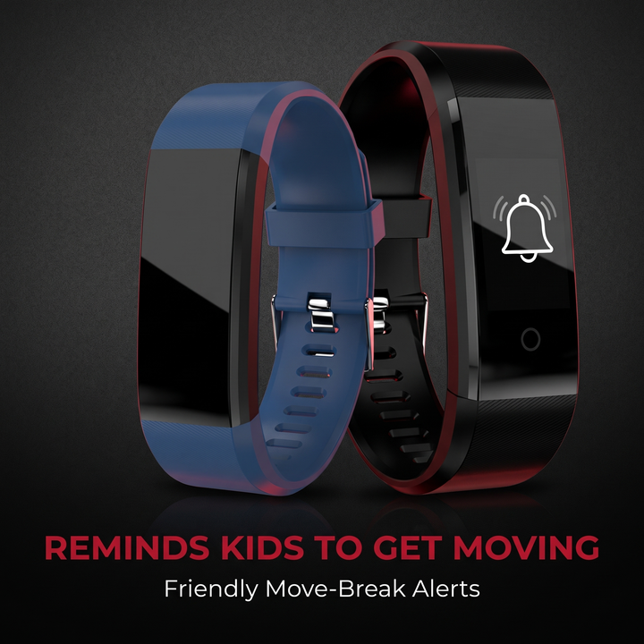 Kids Fitness Tracker Watch - friendly move-break reminders for kids