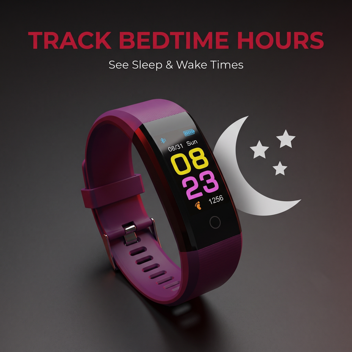 Kids Fitness Tracker Watch - track bedtime hours and wake times