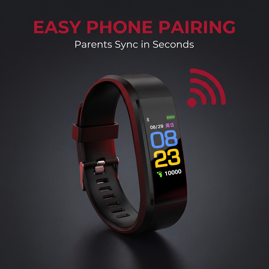 Kids Fitness Tracker Watch - easy phone pairing for parents
