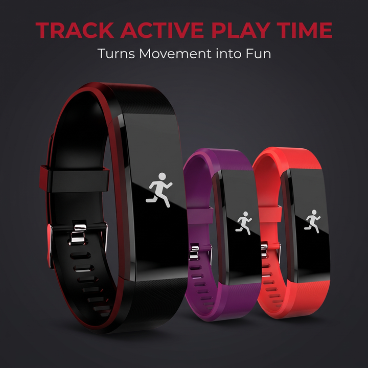 Kids Fitness Tracker Watch - tracks active play time for kids