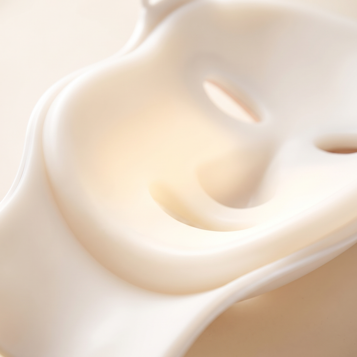 PHYSIOATHLETX LED Face &amp; Neck Mask – soft silicone interior texture