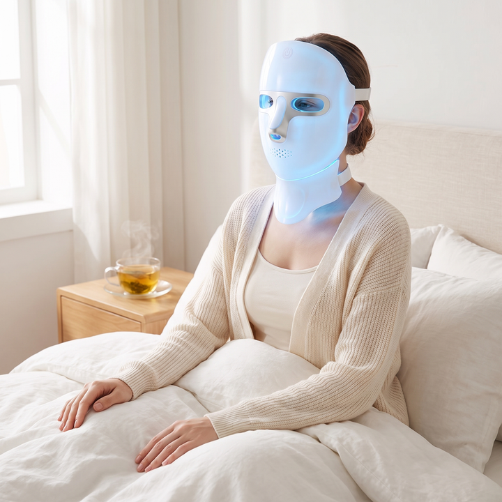 PHYSIOATHLETX LED Face &amp; Neck Mask – morning self-care lifestyle