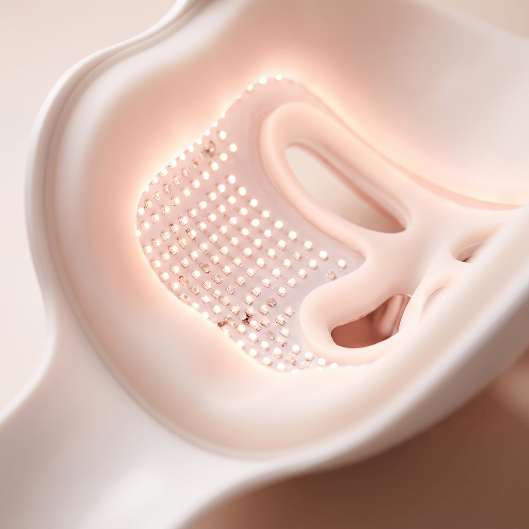 PHYSIOATHLETX LED Face &amp; Neck Mask – macro LED array detail
