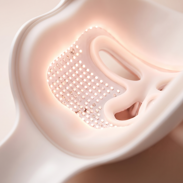 PHYSIOATHLETX LED Face &amp; Neck Mask – macro LED array detail