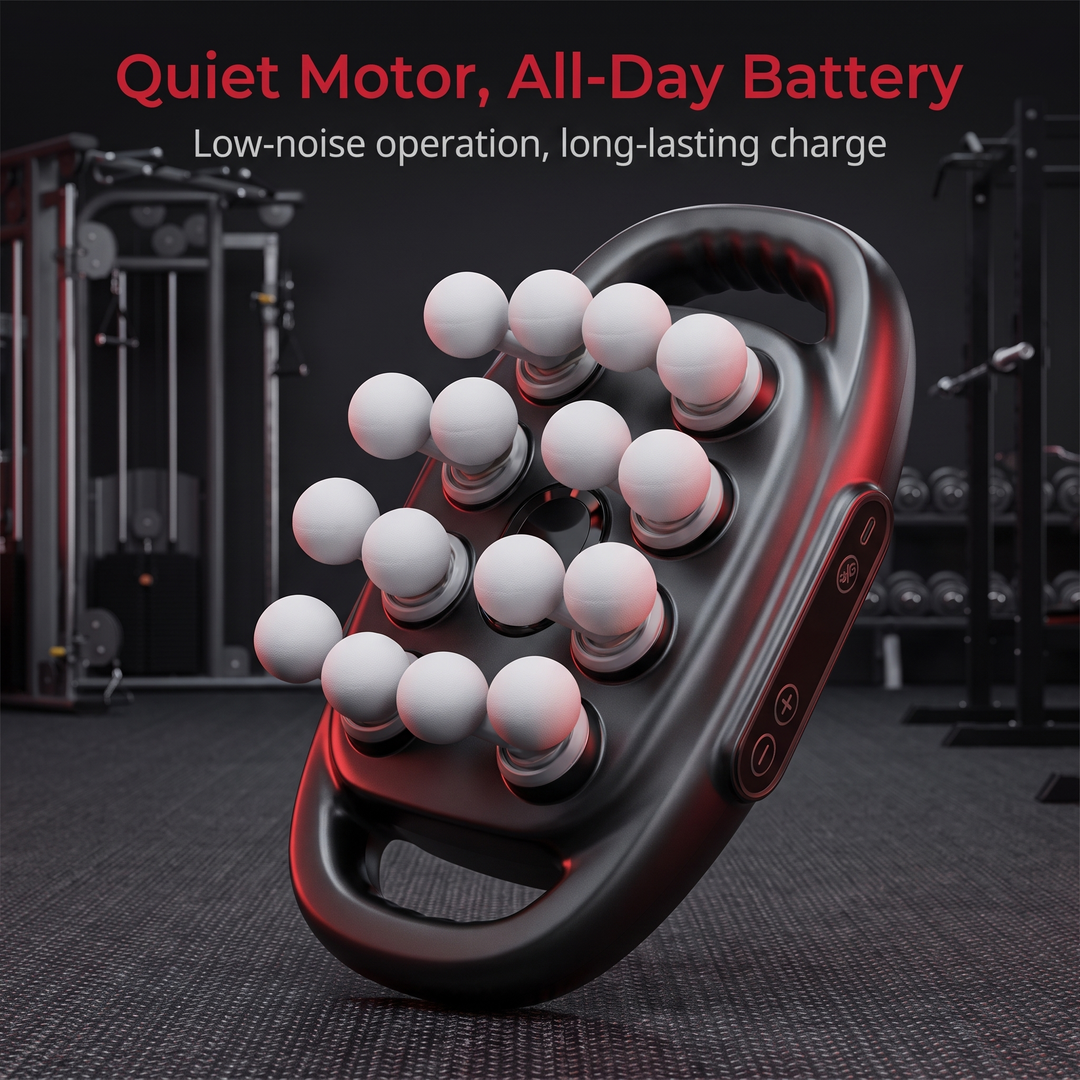 Percussion Massage Gun - Quiet Motor All-Day Battery