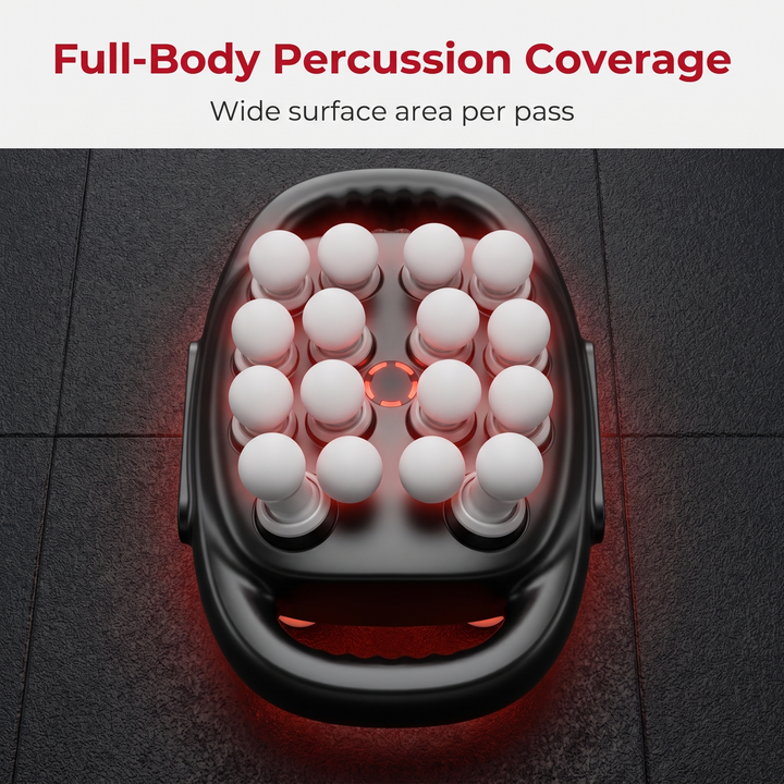 Percussion Massage Gun - Full-Body Percussion Coverage Top View