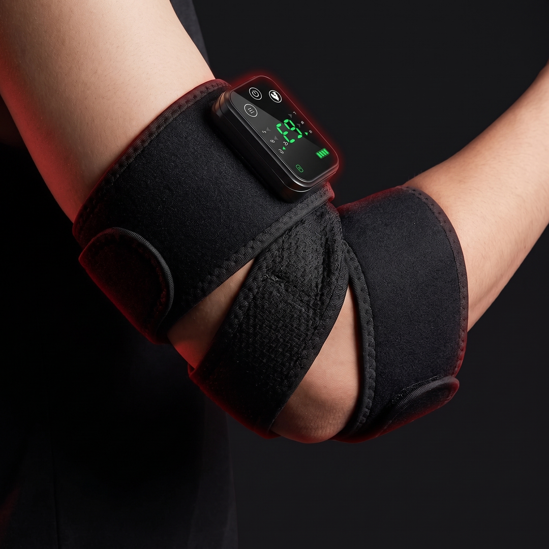 PHYSIOATHLETX 3-in-1 Shoulder Knee Elbow Massager - Elbow Application Close-Up