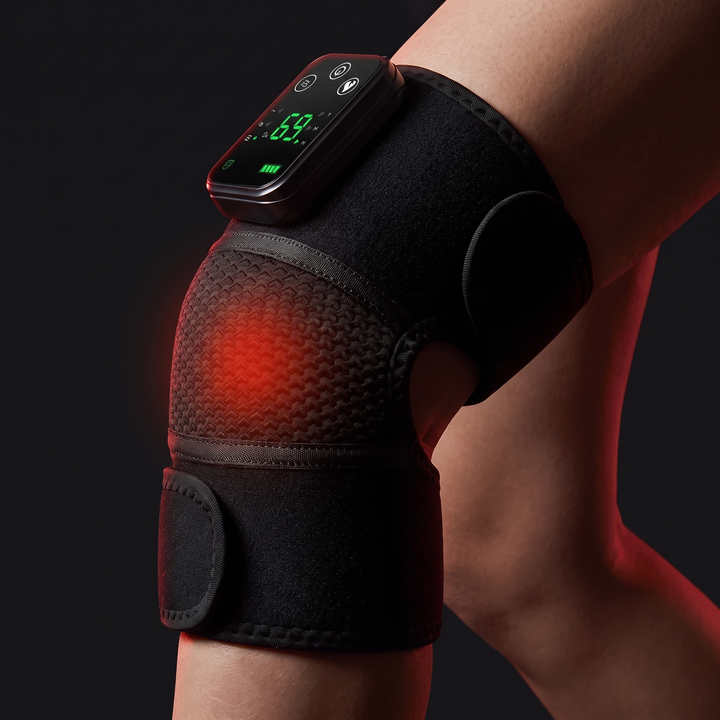 PHYSIOATHLETX 3-in-1 Shoulder Knee Elbow Massager - Knee Application Close-Up