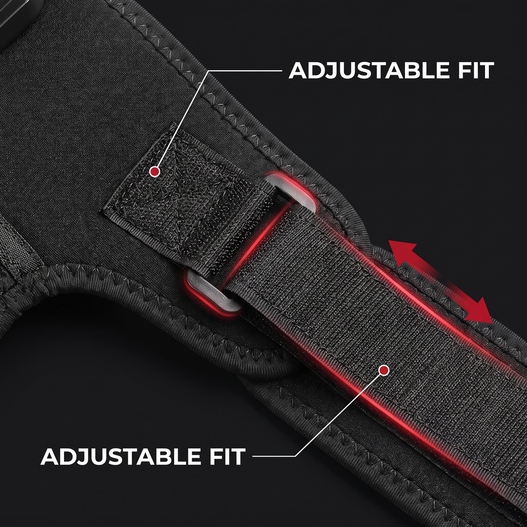 PHYSIOATHLETX 3-in-1 Shoulder Knee Elbow Massager - Adjustable Strap Feature