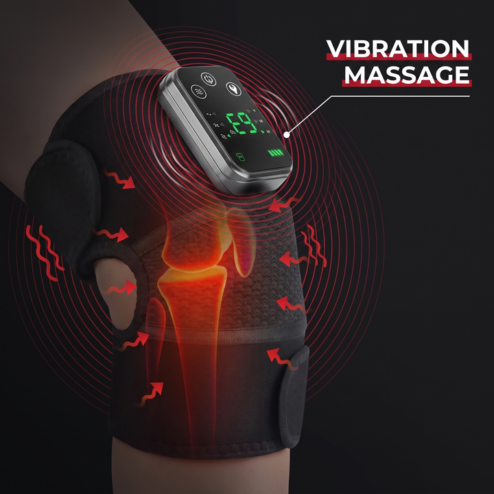 PHYSIOATHLETX 3-in-1 Shoulder Knee Elbow Massager - Vibration Massage Feature