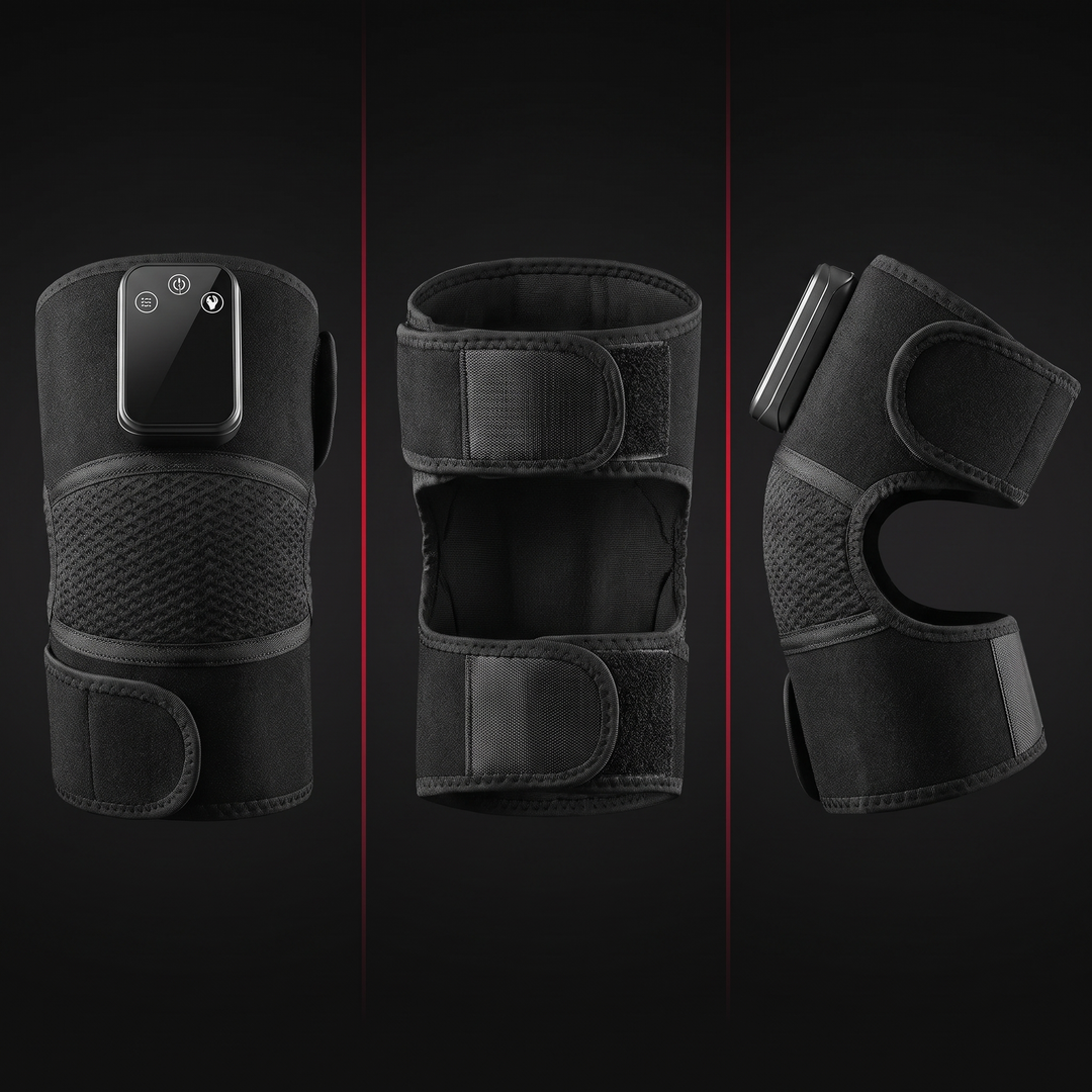 PHYSIOATHLETX 3-in-1 Shoulder Knee Elbow Massager - Multi-Angle View