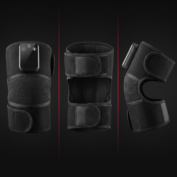 PHYSIOATHLETX 3-in-1 Shoulder Knee Elbow Massager - Multi-Angle View