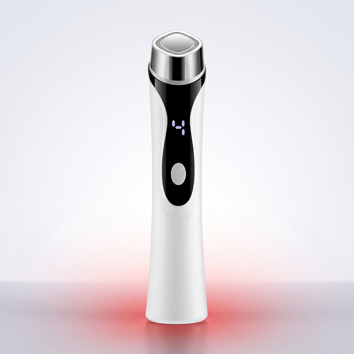 4-in-1 microcurrent facial device, straight-on front view