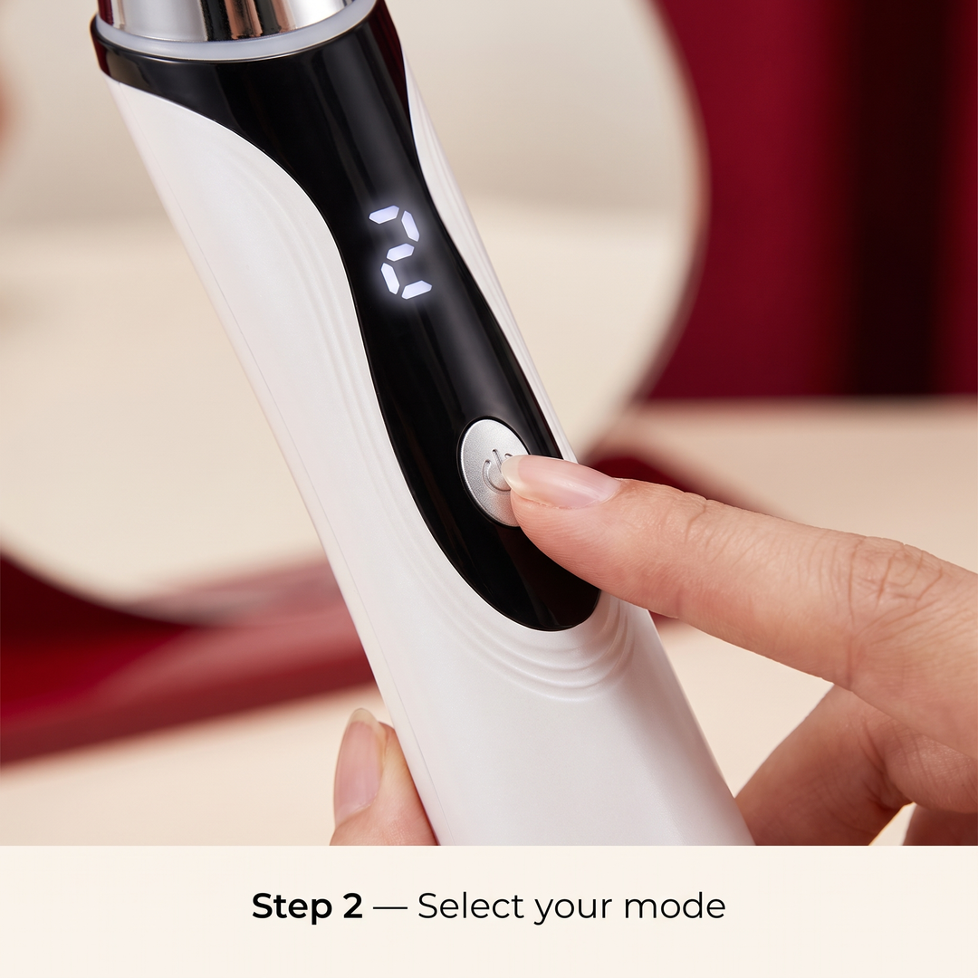 Step 2, select your mode on the digital display