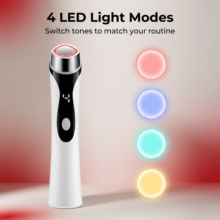 4 LED light mode color options feature callout
