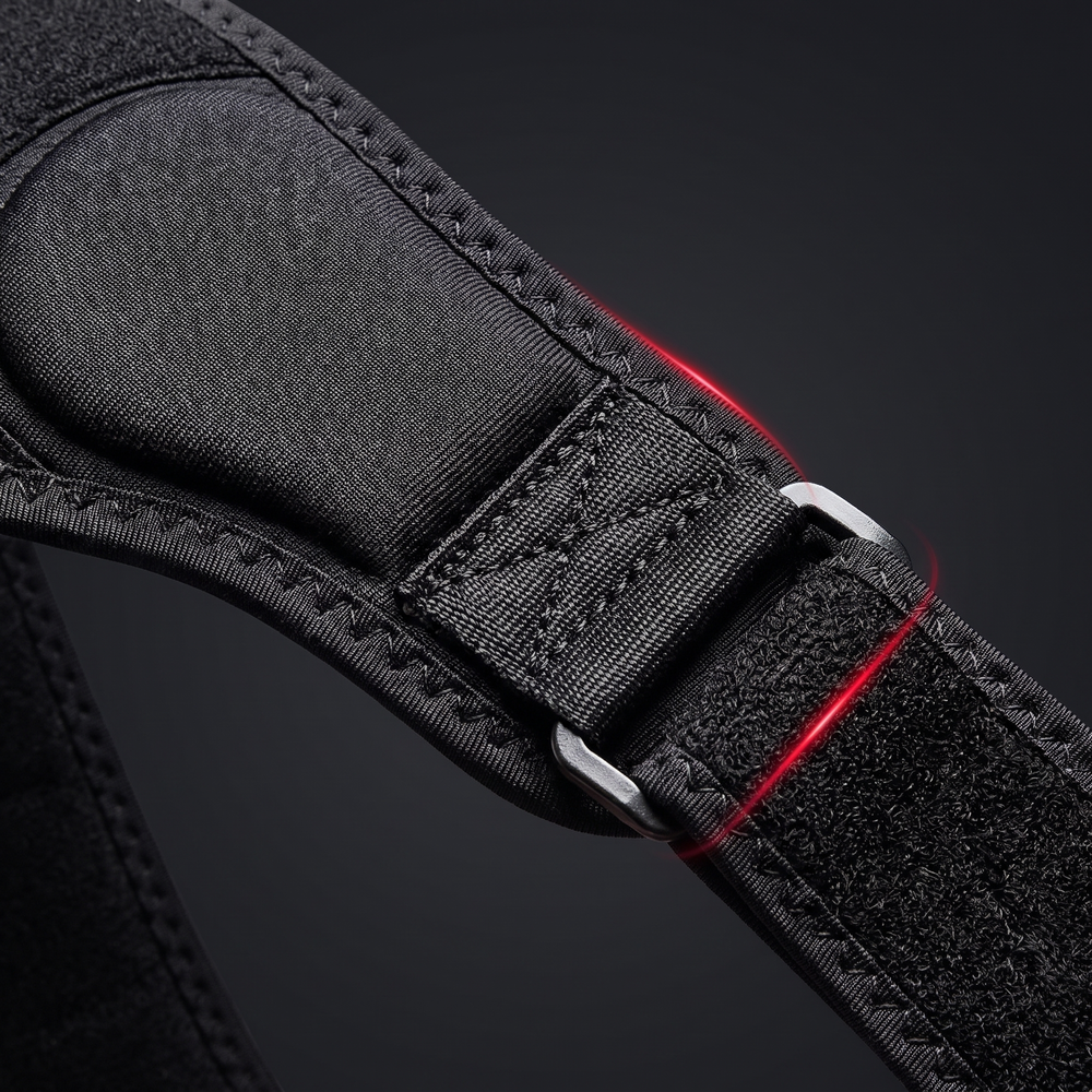 Adjustable Shoulder Brace with Pressure Pad Unisex Left Right Shoulder Support Strap for Injury Recovery Stability Pain Relief Home Gym - Pressure Pad Detail