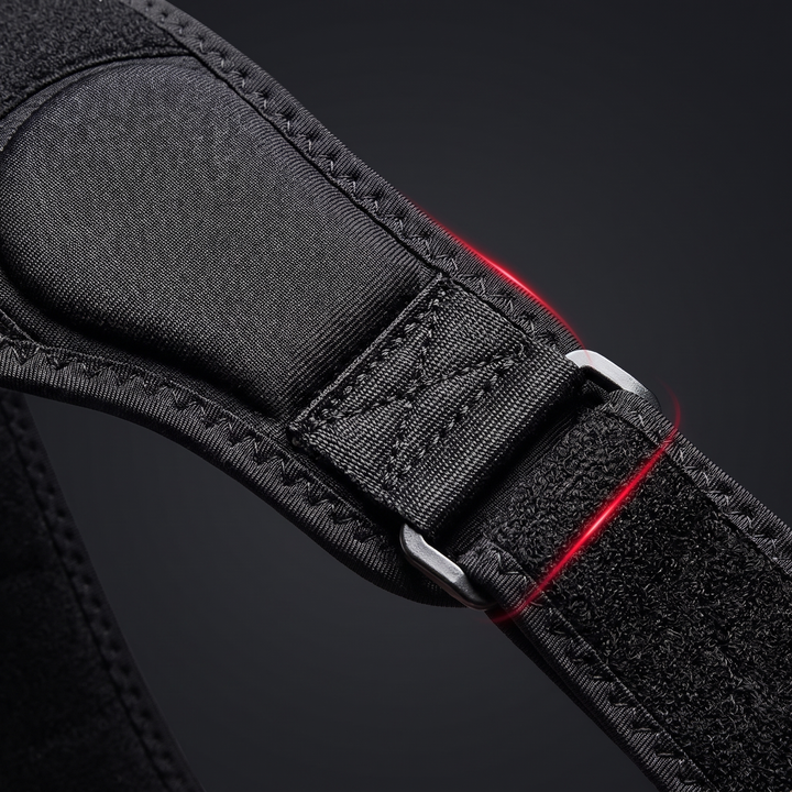 Adjustable Shoulder Brace with Pressure Pad Unisex Left Right Shoulder Support Strap for Injury Recovery Stability Pain Relief Home Gym - Pressure Pad Detail