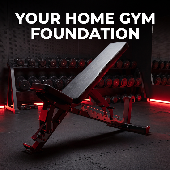 PHYSIOATHLETX Adjustable Weight Bench - Home Gym Lifestyle