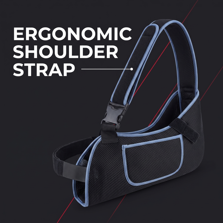Ergonomic adjustable shoulder strap design