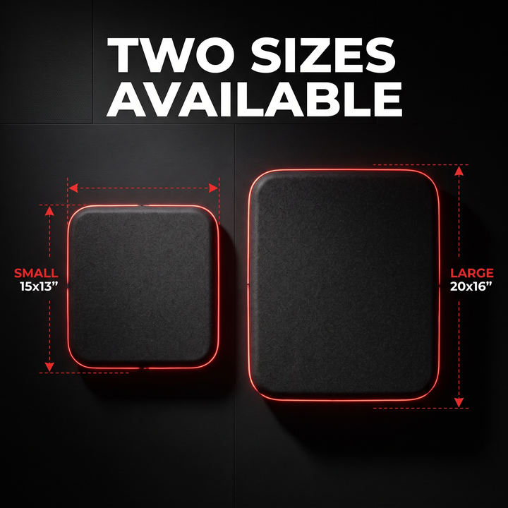 PHYSIOATHLETX balance pad size options, two available sizes
