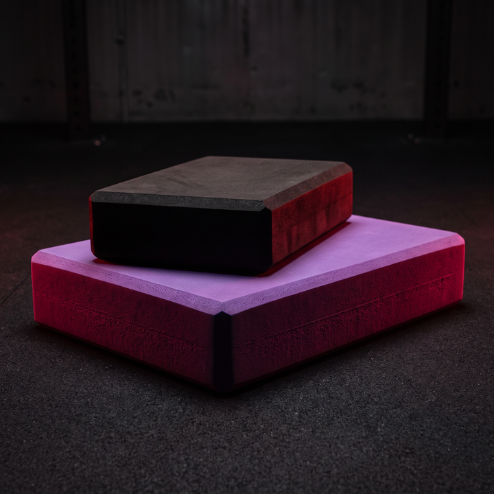 Size comparison of PHYSIOATHLETX balance training pads, small versus large footprint
