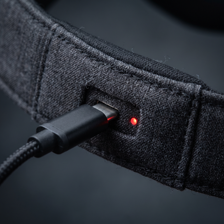 Bluetooth Sleep Mask Wireless Sleeping Headphones 3D Eye Mask - USB charging port detail