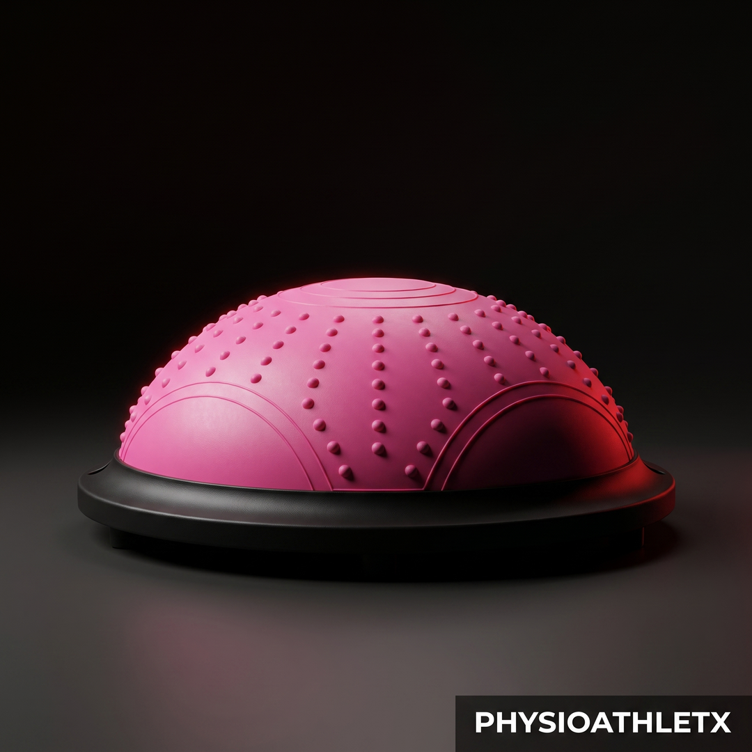 PHYSIOATHLETX 46cm BOSU Half Balance Ball Stability Trainer - Dome-Up Hero (Color 01)