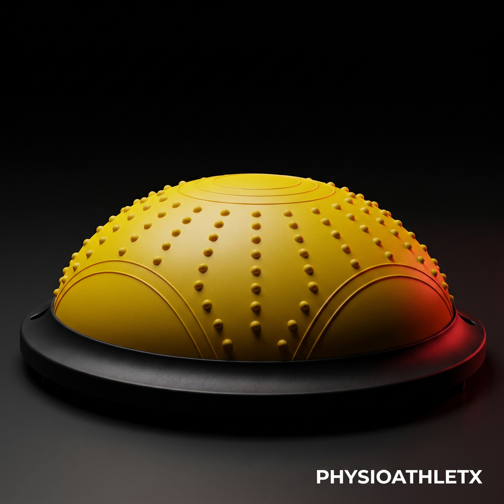 PHYSIOATHLETX 46cm BOSU Half Balance Ball Stability Trainer - Dome-Up Hero (Color 02)