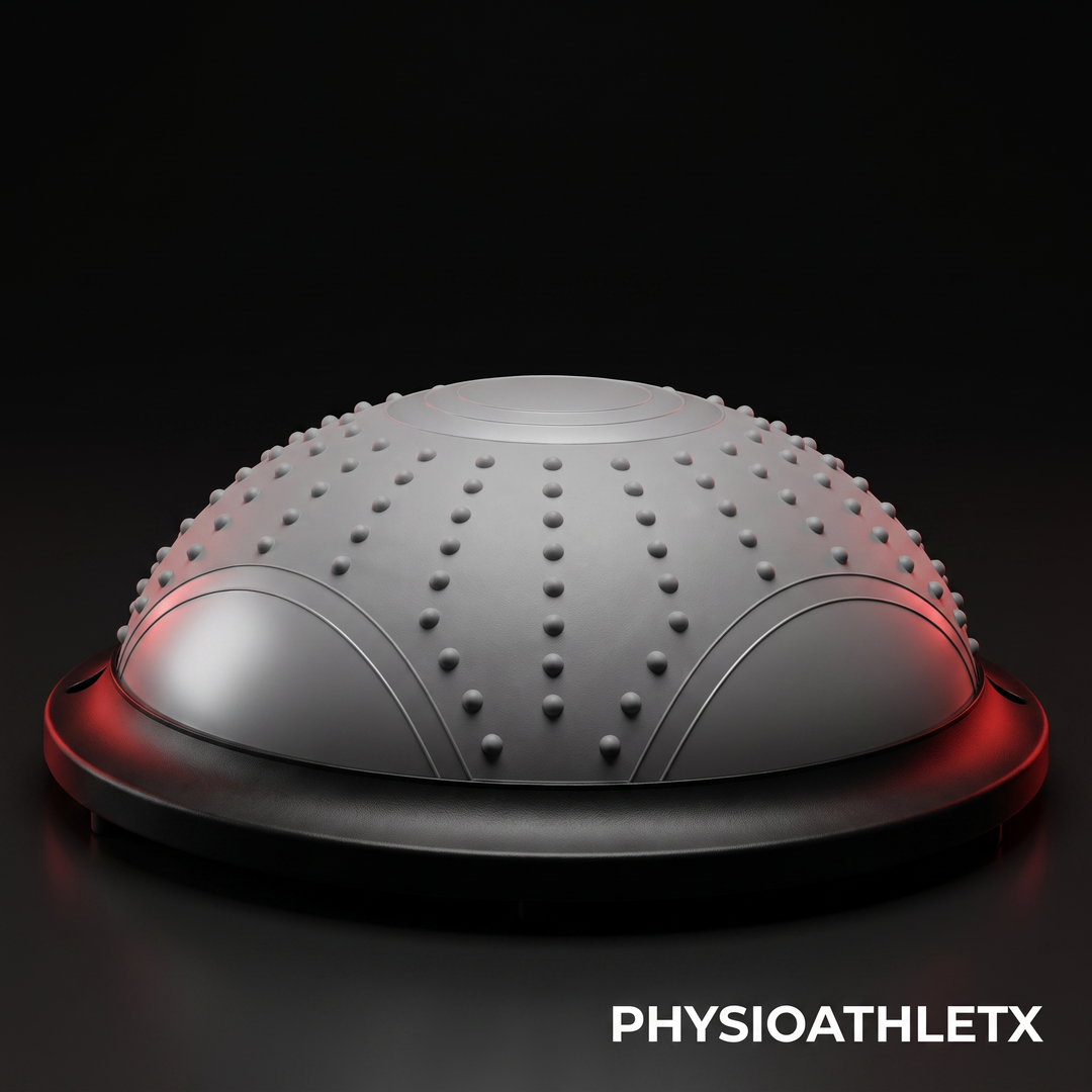 PHYSIOATHLETX 46cm BOSU Half Balance Ball Stability Trainer - Dome-Up Hero (Color 03)