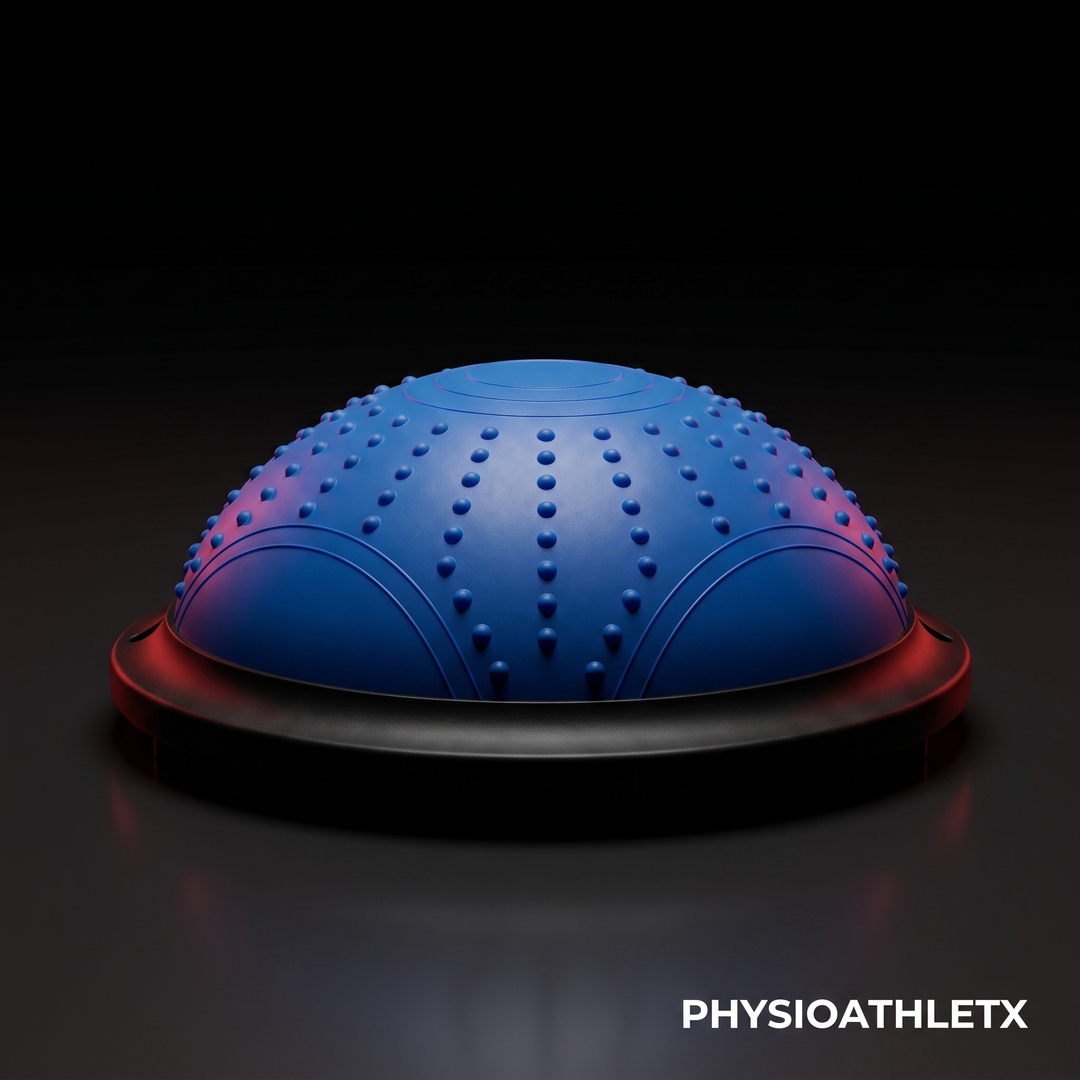PHYSIOATHLETX 46cm BOSU Half Balance Ball Stability Trainer - Dome-Up Hero (Color 04)