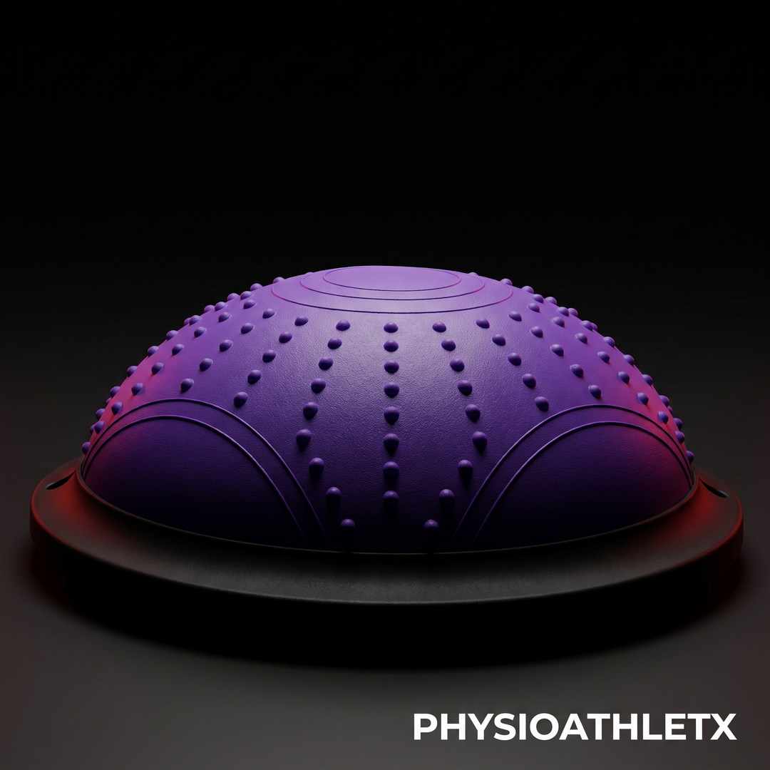 PHYSIOATHLETX 46cm BOSU Half Balance Ball Stability Trainer - Dome-Up Hero (Color 05)