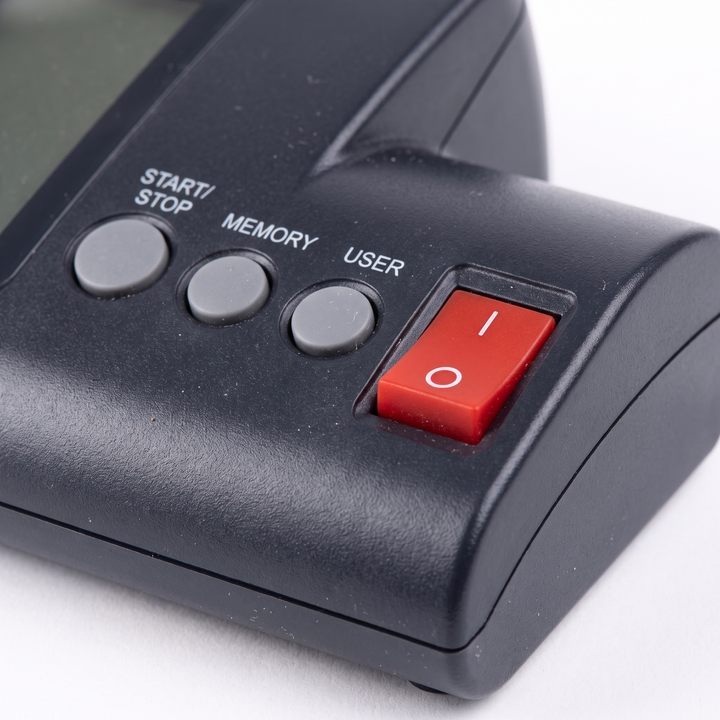 Blood pressure monitor easy-to-use control buttons