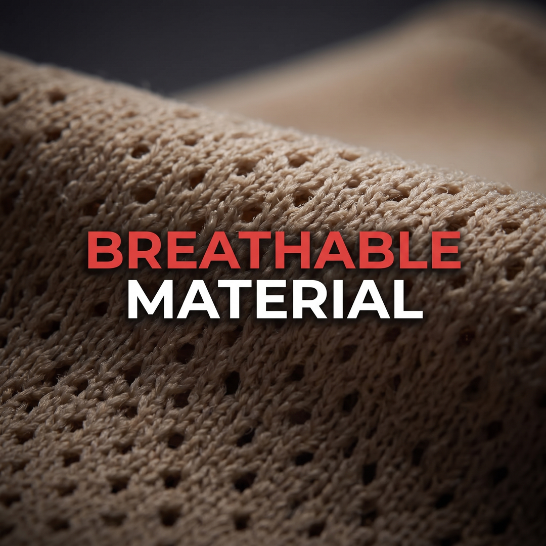 Breathable elastic fabric weave close-up