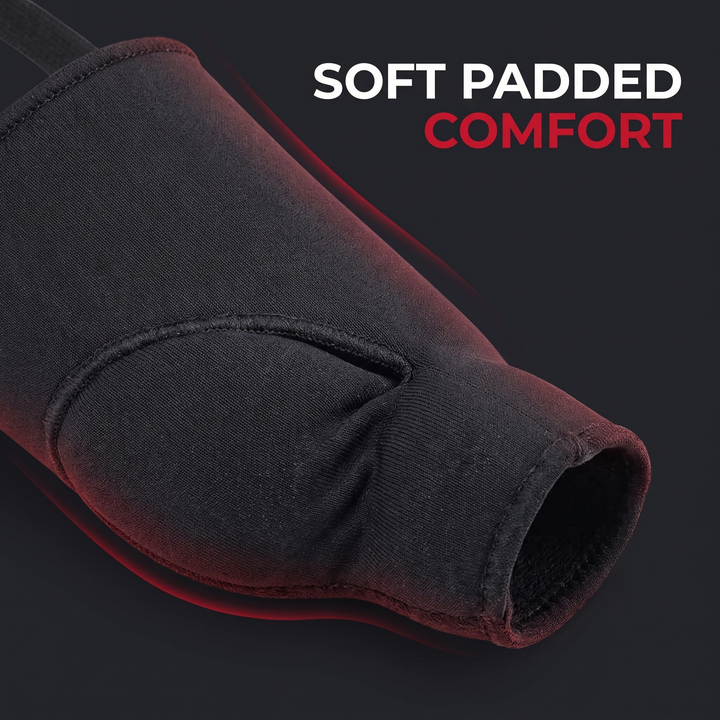 Soft padded comfort zone on bunion corrector toe joint