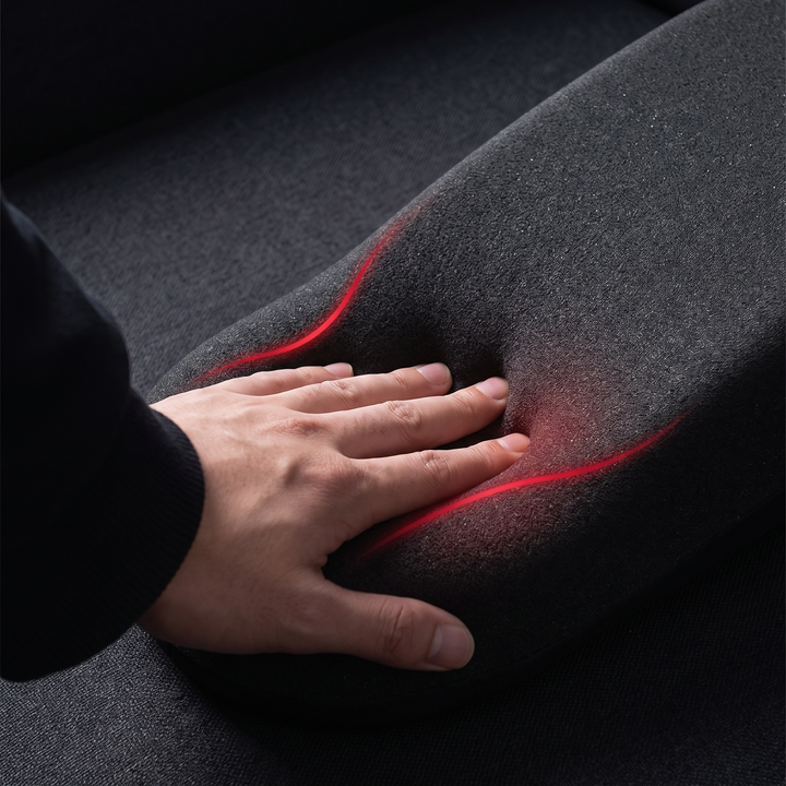 Ergonomic Car Neck Pillow Memory Foam Headrest Cushion - memory foam texture close-up feature