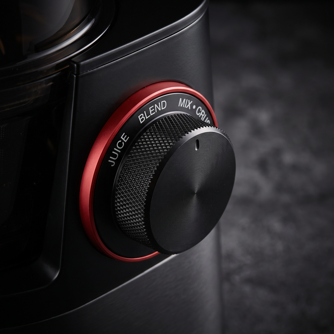 Professional Cold Press Juicer Slow Masticating Juicer - control dial detail