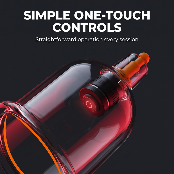 Simple one-touch controls feature callout