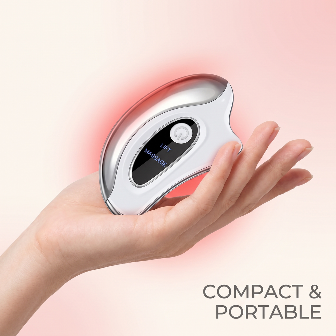 Compact and portable, device held in palm