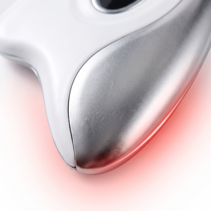 Close-up of smooth heated scraping contact plate