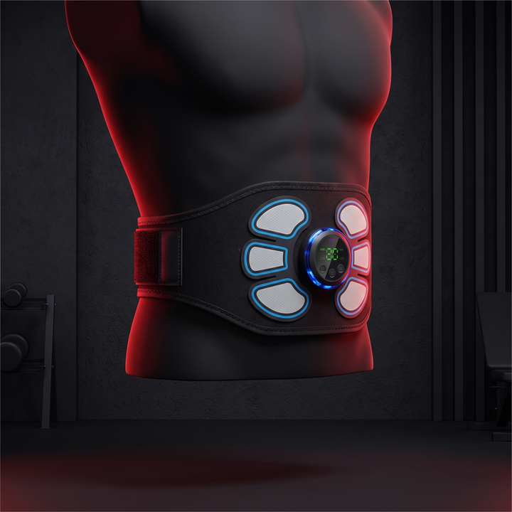 Professional EMS Muscle Stimulator Belt Abdominal Toning Belt Electric ABS Trainer Arm Leg Back Muscle Stimulation Fitness Massager Home Gym - abdominal belly belt hero shot
