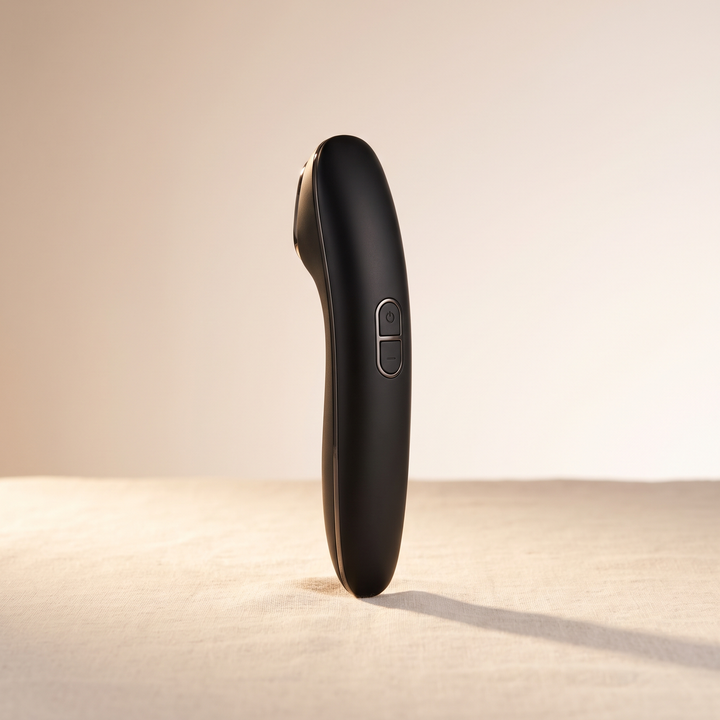 Professional Face Lifting Device Microcurrent Facial Massager - Black studio hero shot