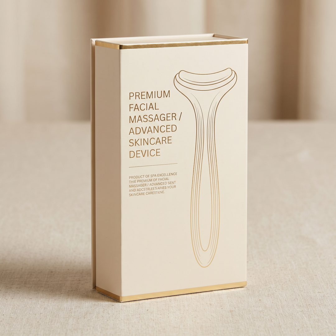 Professional Face Lifting Device Microcurrent Facial Massager - retail packaging box design