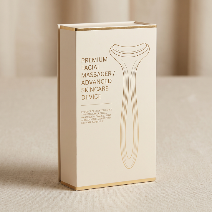 Professional Face Lifting Device Microcurrent Facial Massager - retail packaging box design