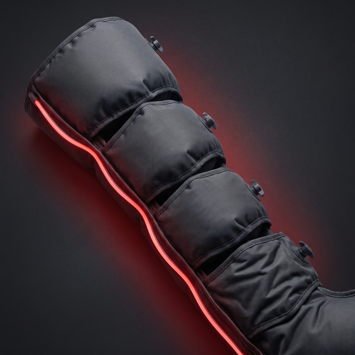 Sequential air chamber compression pattern for full-leg recovery