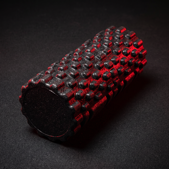 PHYSIOATHLETX Professional Foam Roller 33cm High-Density Solid Core - 3/4 Angle View