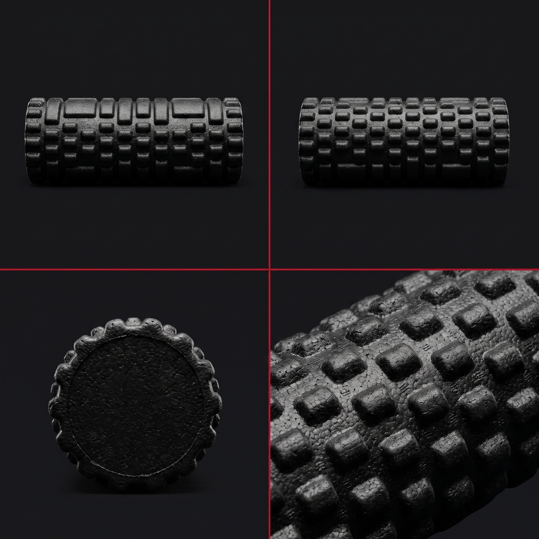 PHYSIOATHLETX Foam Roller 33cm - Multi-Angle Grid View