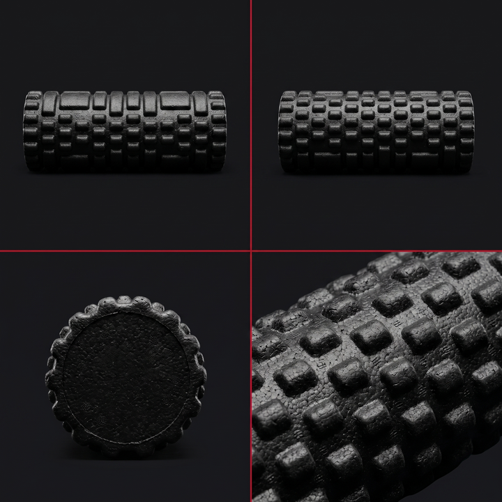 PHYSIOATHLETX Foam Roller 33cm - Multi-Angle Grid View
