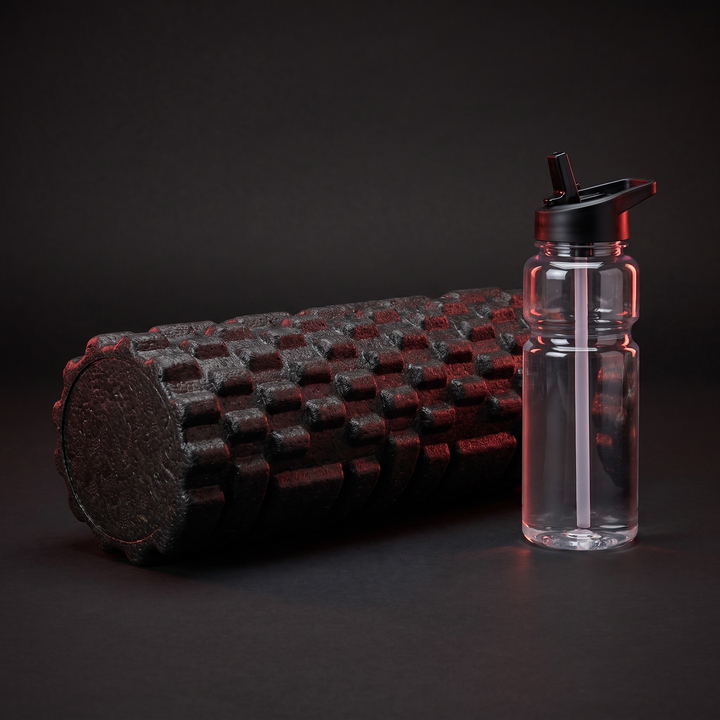 PHYSIOATHLETX Professional Foam Roller 33cm High-Density Solid Core - Size Comparison
